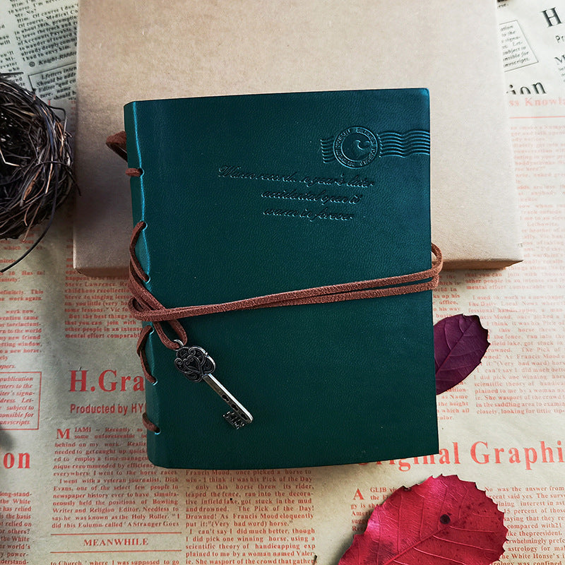 Wholesale Thickened Strap Kraft Paper Creative Imitation Leather Vintage Notebook